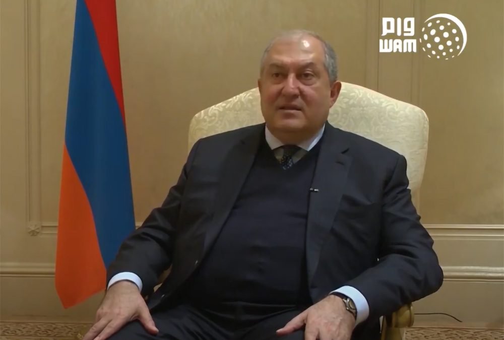 Armen Sarkissian’s interview to the WAM news agency