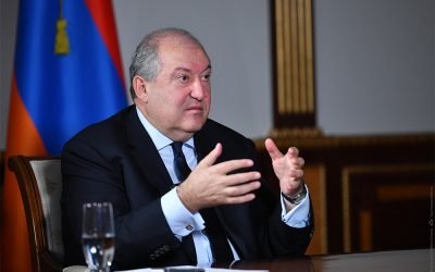 If the state and people manage to stand firmly on the ground, the whole world will respect us. The President of the Republic Armen Sarkissian’s exclusive interview to “Aravot” daily