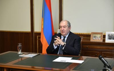 President Armen Sarkissian’s interview to Bloomberg: meeting of the Ministers of Foreign Affairs is an absolute necessity to stop the fighting. Thank you to the President of Russia Putin for organizing it