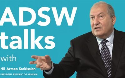 Sustainability implies predictability, stability, growth, designing the future. The ADSW Talks published a conversation with President Armen Sarkissian