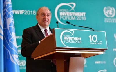 President made a statement at the World Investment Forum and invited to make investments in the New Armenia
