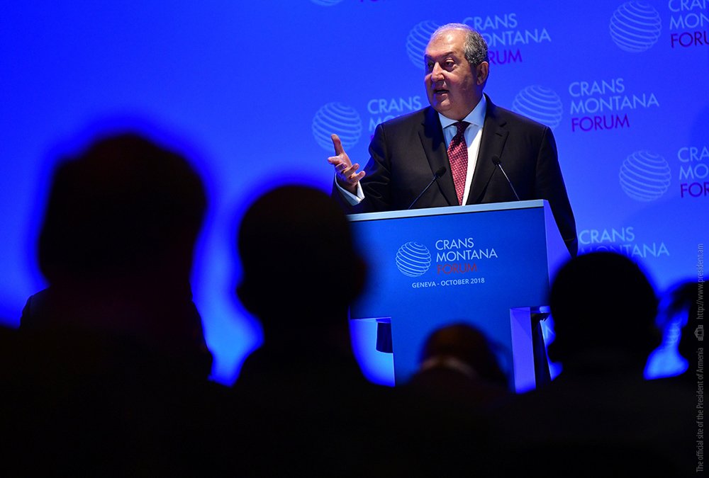 Armen Sarkissian: Armenia is the example of a country which lives in the 21st century