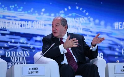 Armen Sarkissian participated at the Eurasian Media Forum discussions: Armenia can become a cooperation bridge between Eurasia and the European Union