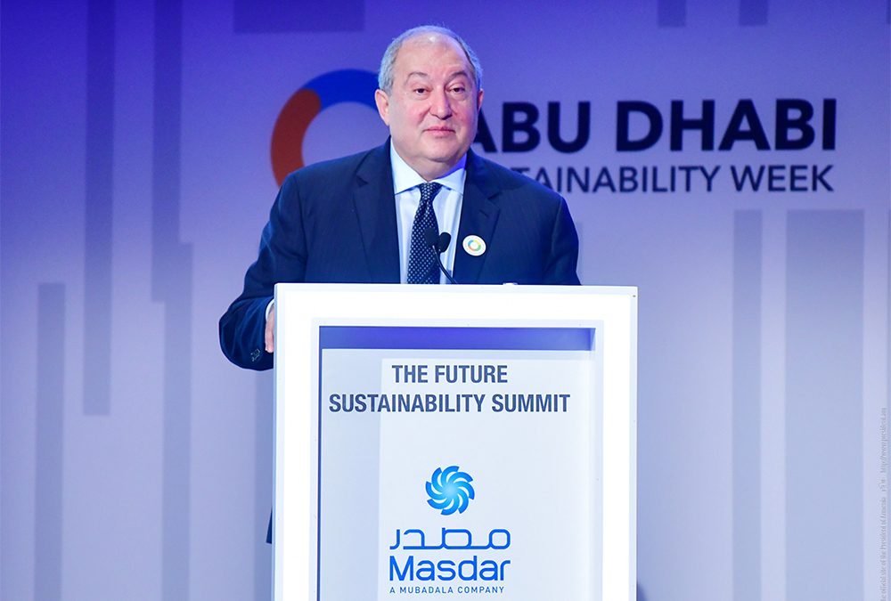 Armen Sarkissian the keynote speaker at the Abu Dhabi world forum: We live in a century where innovations and startups rule the world