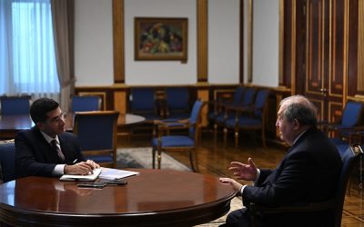 It is a great honour for me to visit Riyadh as the President of Armenia to hail a new page in our relations. Interview of the President of the Republic of Armenia Armen Sarkissian to Saudi Arab News