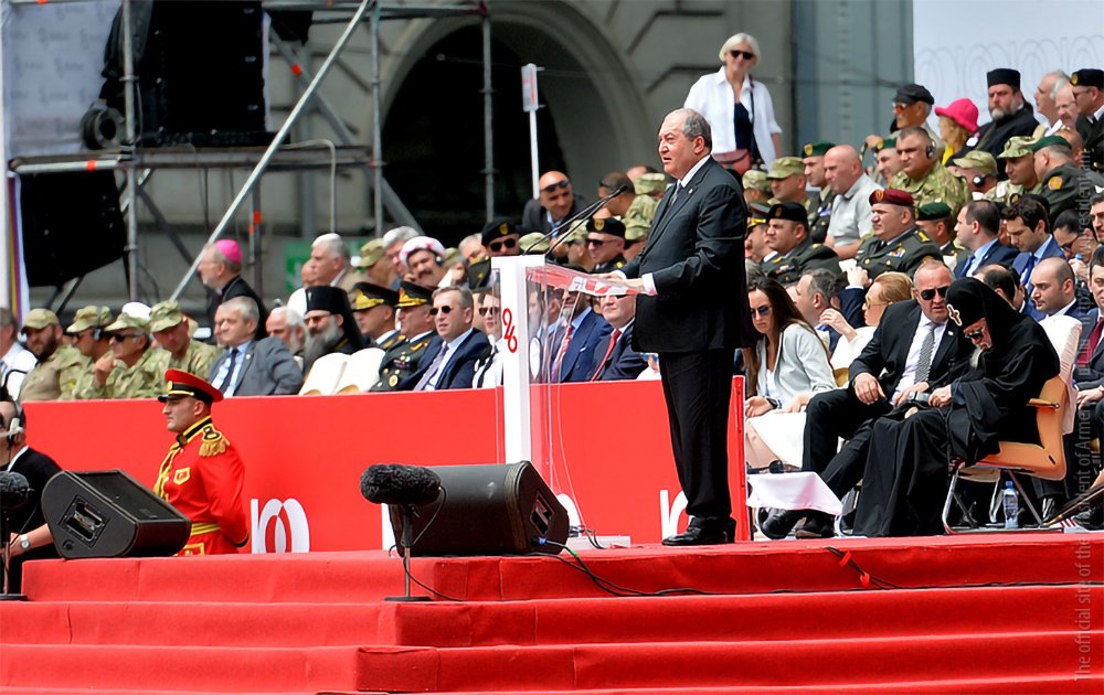 President Sarkissian attended celebrations dedicated to the 100th anniversary of the First Democratic Republic of Georgia
