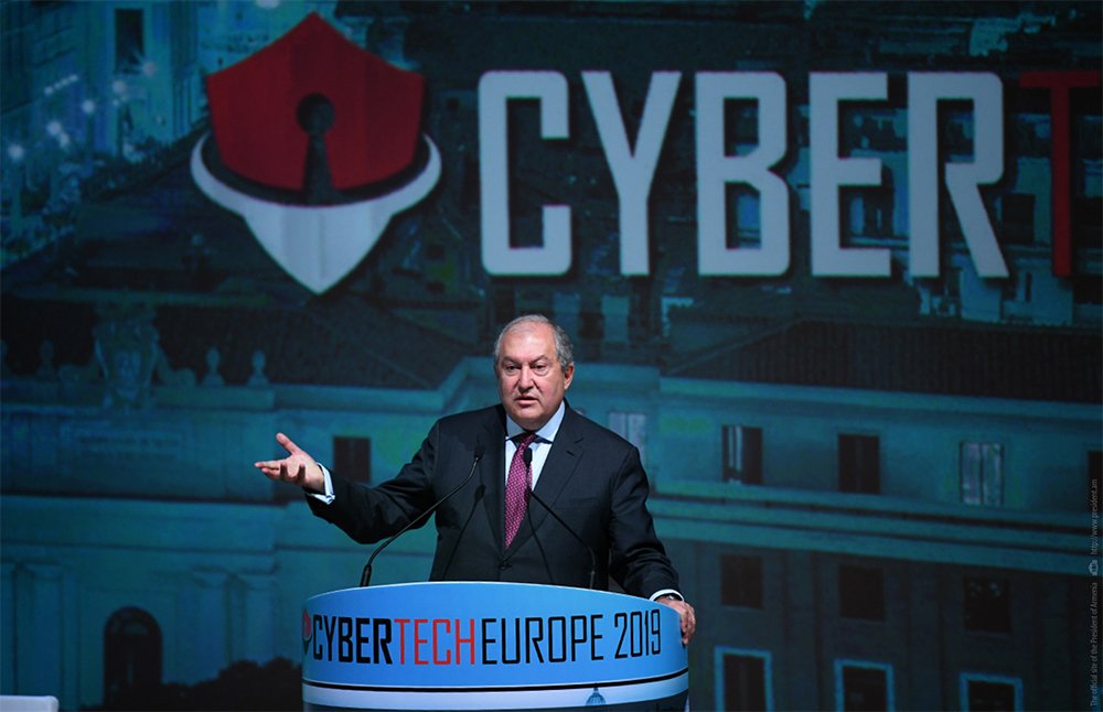 President Armen Sarkissian’s statement at the Cybertech Europe 2019 international conference: I am confident that the 21st century will be the era of the countries like Armenia
