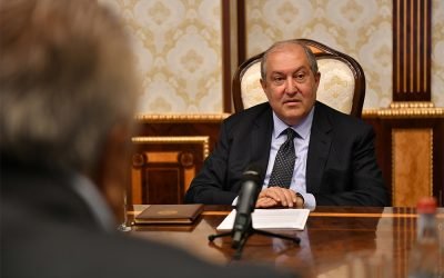 President Armen Sarkissian received delegation of the Homeland Defenders Voluntary Union (HDVU): “In a sense, we all are homeland defenders, militiamen”