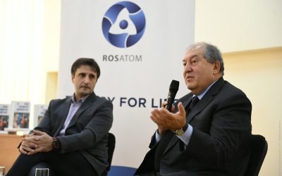 President Sarkissian in the framework of More for Metsamor project was hosted at the N. 2 High School of Metsamor