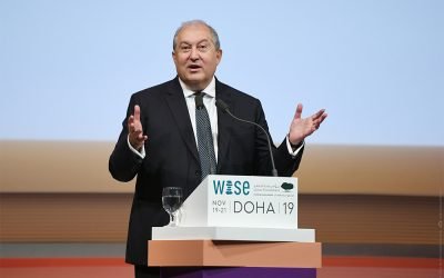 President Armen Sarkissian made a statement at the World Innovation Summit for Education: life, success, and knowledge are not possible without morality and culture