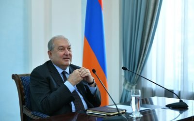 President Sarkissian hosted Diaspora children who are in Armenia in the framework of AGBU program: Feel not only home here but also become part of our nation, our country