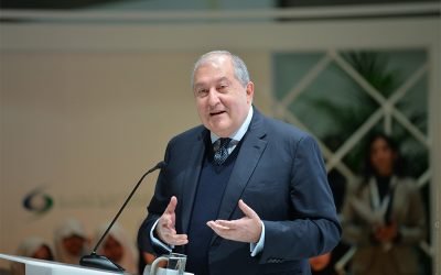 President Sarkissian was a keynote speaker at the “Young for Sustainability” conference in Abu Dhabi: Success becomes younger by day