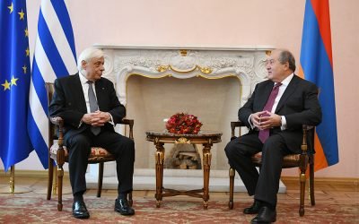 President Armen Sarkissian hosted the President of Greece Prokopis Pavlopoulos: Welcome to Armenia, welcome home
