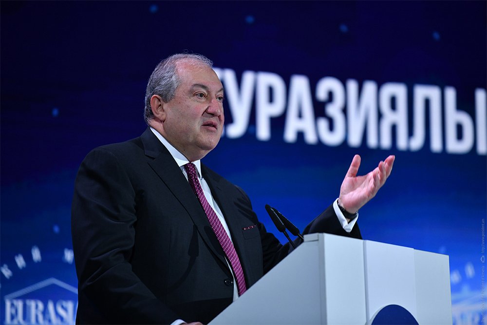 President Armen Sarkissian made a statement at the opening of the Eurasian Media Forum: We should be ready for the world we will have 20 years from now