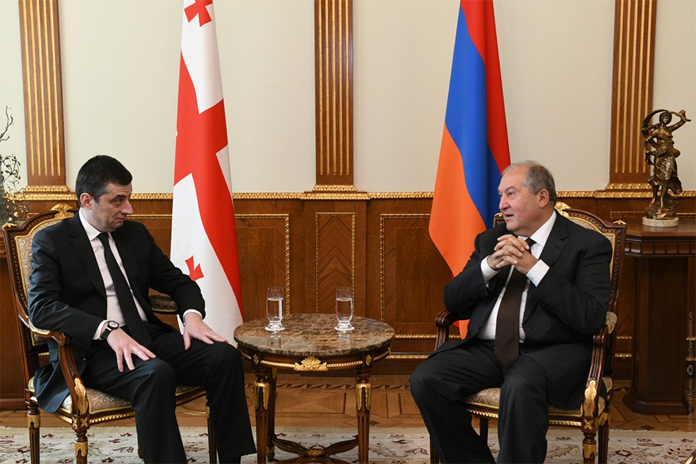 President Armen Sarkissian received Prime Minister of Georgia Giorgi Gakharia: A great opportunity for two states and peoples