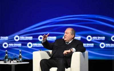 President Armen Sarkissian spoke at the Abu Dhabi Sustainability Week: small can be very successful, both individually and on a state level
