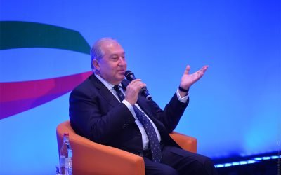 President Armen Sarkissian spoke at the Living Smart: Empowering Youth Conference: Live your life as young people