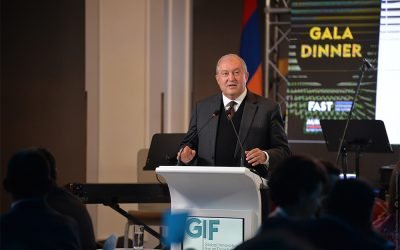 President Sarkissian attended the gala dinner of the Global Innovation Forum: We need to work hard and be very disciplined