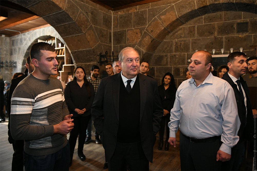 President Sarkissian met with the members of the “Gyumri Is My Home” youth initiative: Never be scared to work with the people who are smarter and more experienced than you
