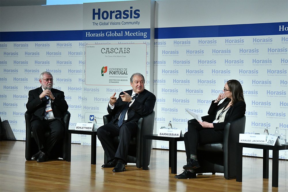 President Sarkissian participated at the annual global meeting of Horasis: In the new world, voices of individuals will be audible and decisive
