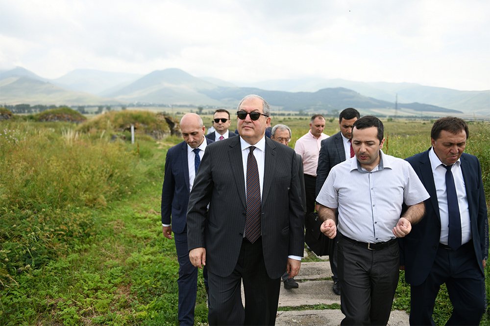 President Sarkissian visited the Lori Citadel: Patriotism begins with simple love, country knowledge breeds attachment to the land, ability to feel it