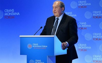 President Sarkissian was awarded PRIX DE LA FONDATION 2019: Crans Montana Forum will play a special role tomorrow when the future is closer
