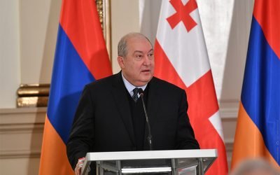 Strengthening our relations with Georgia is one of the essential preconditions for the security and development of both our countries and the region. The Presidents of Armenia and Georgia made a statement for the press