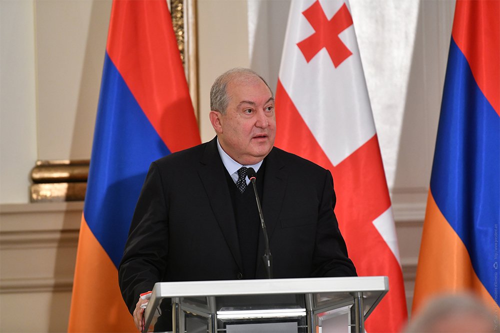 Strengthening our relations with Georgia is one of the essential preconditions for the security and development of both our countries and the region. The Presidents of Armenia and Georgia made a statement for the press