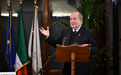 We are at a turning point in our history, and if we do not act today, it may be too late. President Armen Sarkissian delivered a speech at the University of Bologna