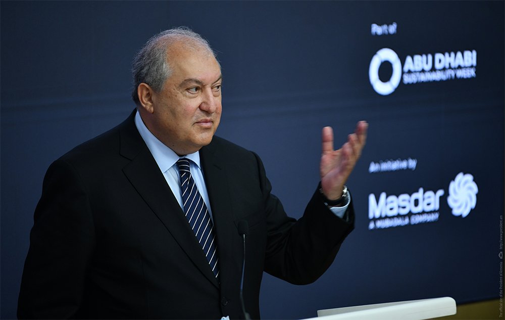 We must change our approaches, not technologies, to leave a predictable, sustainable and healthy world for generations. President Armen Sarkissian addressed the “Youth4Sustainability” conference