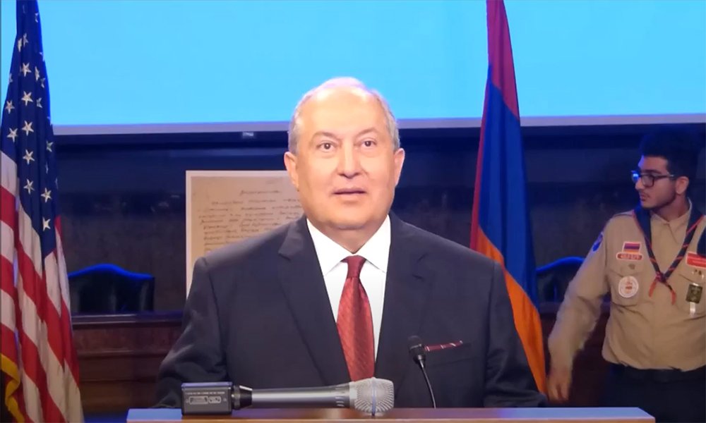 President Armen Sarkissian Addresses Capacity Crowd