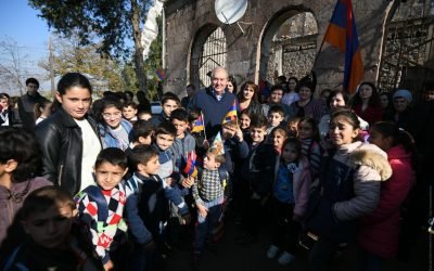 President Armen Sarkissian visited Chinari border community in Tavush marz: “Thank you for being what you are – strong and attached to your land”