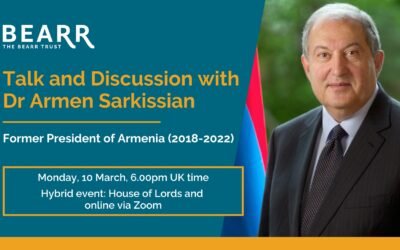 Talk and Discussion with Dr Armen Sarkissian, Former President of Armenia